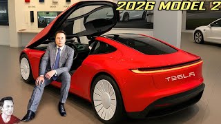2026 Tesla Model 2 Hits the US for $15,990 –Full Tour \& First Impressions!