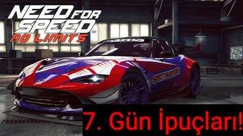 Nfs No Limits | Mazda MX5 Speedhunters | | From Zero to Hero | 7. Gün İpuçları!