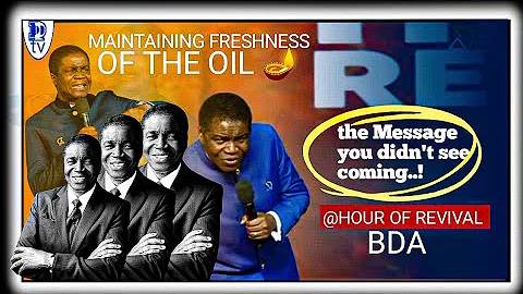 Bishop David Abioye @HOUR OF REVIVAL || FRESH OIL | Maintaining Freshness of the Oil