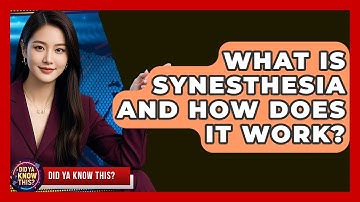 What Is Synesthesia And How Does It Work? - Did Ya Know This