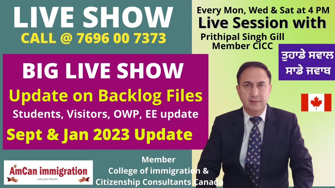 Big Live Show @ 4PM- Update on Backlog Files & Current Results | Ask ...