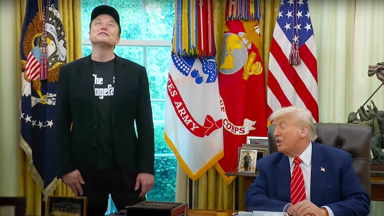 BREAKING: Trump STUNNED as Black Eyed Elon FLIPS SH*T at Reporter!