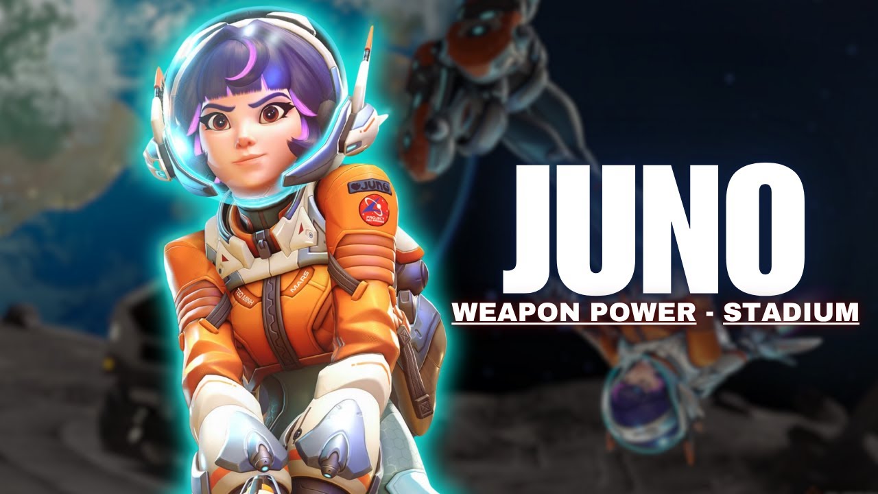 Juno Rework Stadium UNIQUE JUNO BUILD - Stadium #overwatch2 #overwatch - YouTube