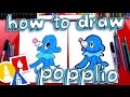 How To Draw Popplio Pokemon