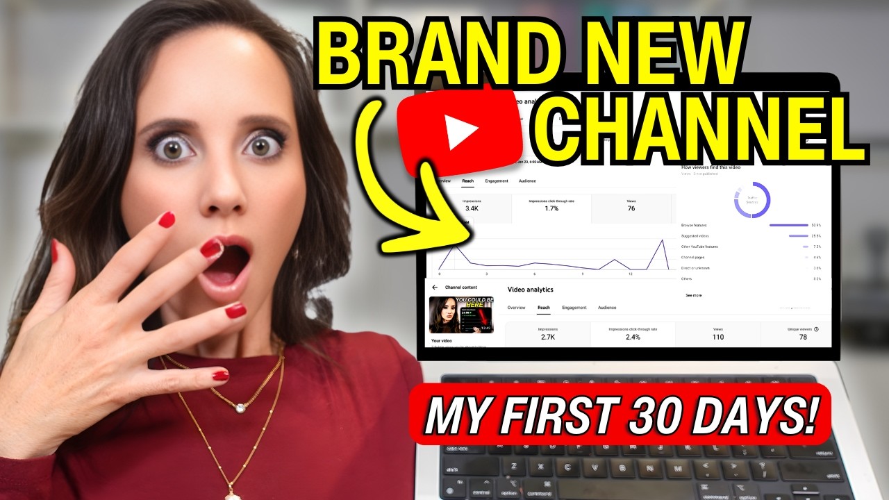 Behind the Scenes: First 30 Days with a NEW YouTube Channel