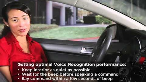 25. Voice Commands: Conditions for Optimal Voice Recognition