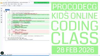 ProCodeCG Kids Regular Coding Class - Online - 28 Feb 2026
