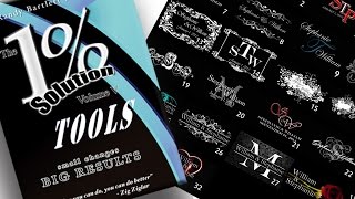 Tools introduction Vol 5 1% Solution Living Motion Monograms