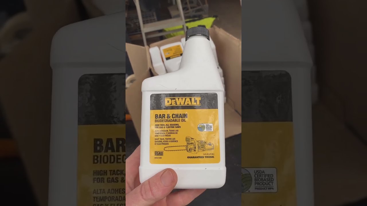 Dewalt pole saw oil type sale