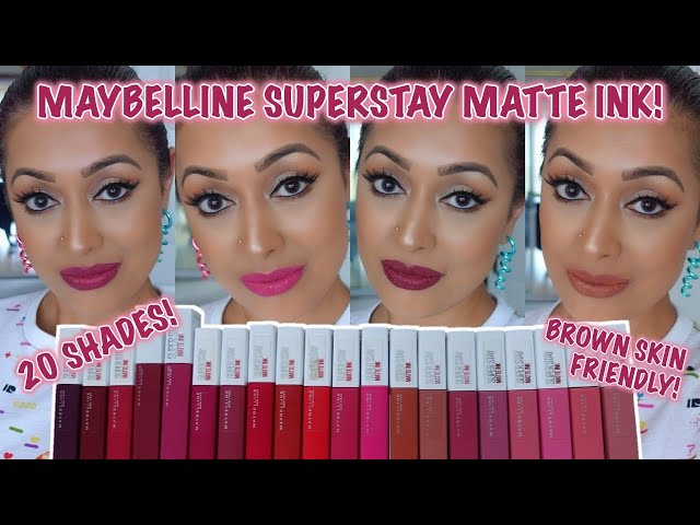 Maybelline Super Stay Matte Ink: Review + Swatches - All Skins Beauty