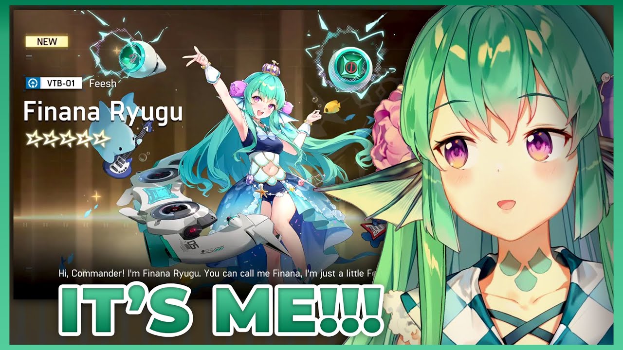 Finana Reacts to Herself in a Gacha Game 【NIJISANJI EN】