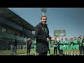 Pirmoji A. Skerlos treniruotė ir kalba žaidėjams