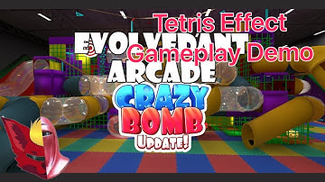 VR-Chat: Evolveant Arcade Tetris Effect Demo Gameplay.(Oculus-Quest 3)