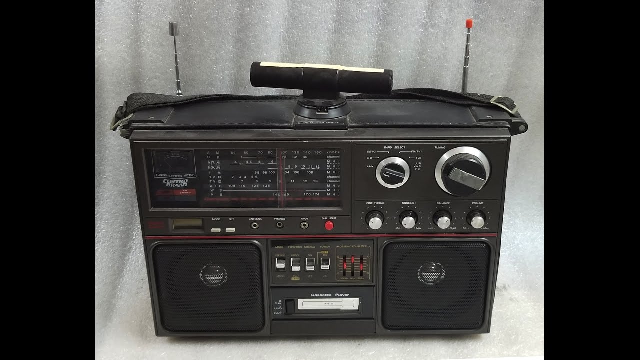 Electro BRAND Shortwave Radio Model 2971 Boombox