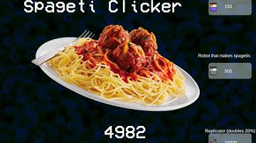 Spageti Clicker || most dumbest game I