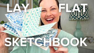 How To Make a SUPER EASY Watercolor Sketchbook (No Sewing, Just Glue!)