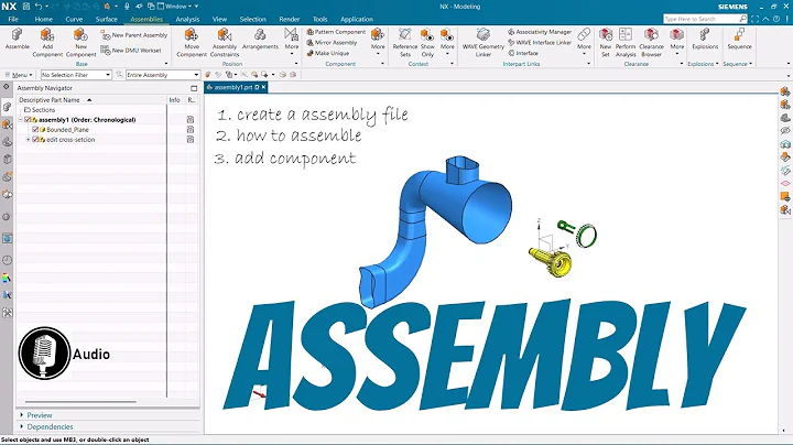 Assembly Introduction | NX Assembly | New Assembly in NX | #nxtutorials | NX CAD | Cad2liv