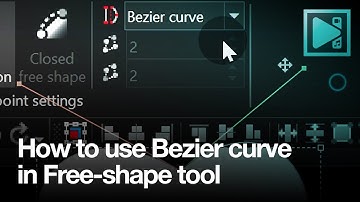 How to draw shapes using Bezier curves in VSDC (Free)