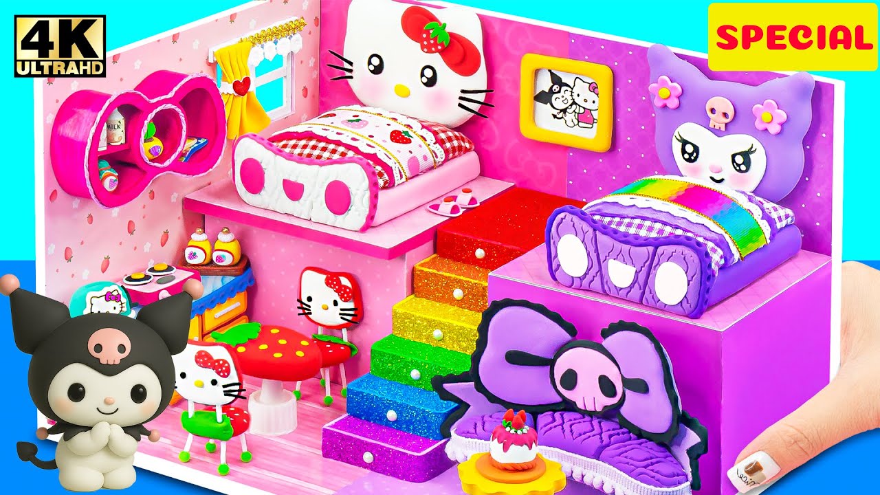 Construye una Linda Casa de Hello Kitty con 2 Dormitorios y la ...
