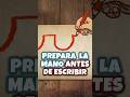 Cómo aprender a escribir bonito ✏️ | Curvas abajo paso a paso | Preescritura para niños