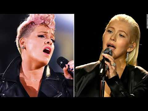 Pink denies shading Christina Aguilera