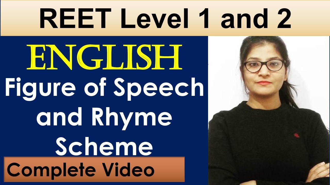 Figure of Speech || Rhyme Schemes|| REET2021