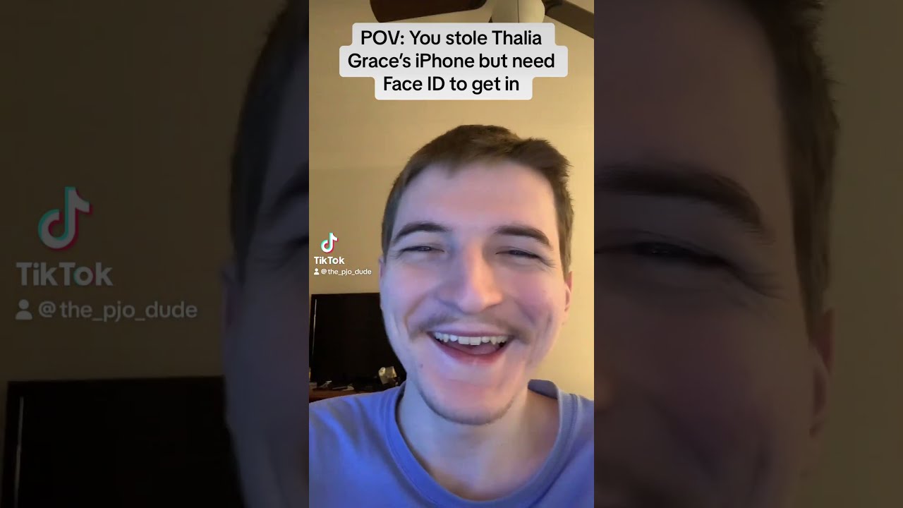 POV You Stole Thalia Grace S IPhone But Need Face ID To Get In