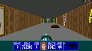 Wolfenstein 3D (ECWolf) Walkthrough Part 30 [PC] (Episode 3) (Final)
