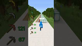 ALL PICKAXES VS SEA LANTERN – DURABILITY RUN 🔥#minecraft #minecraftshorts