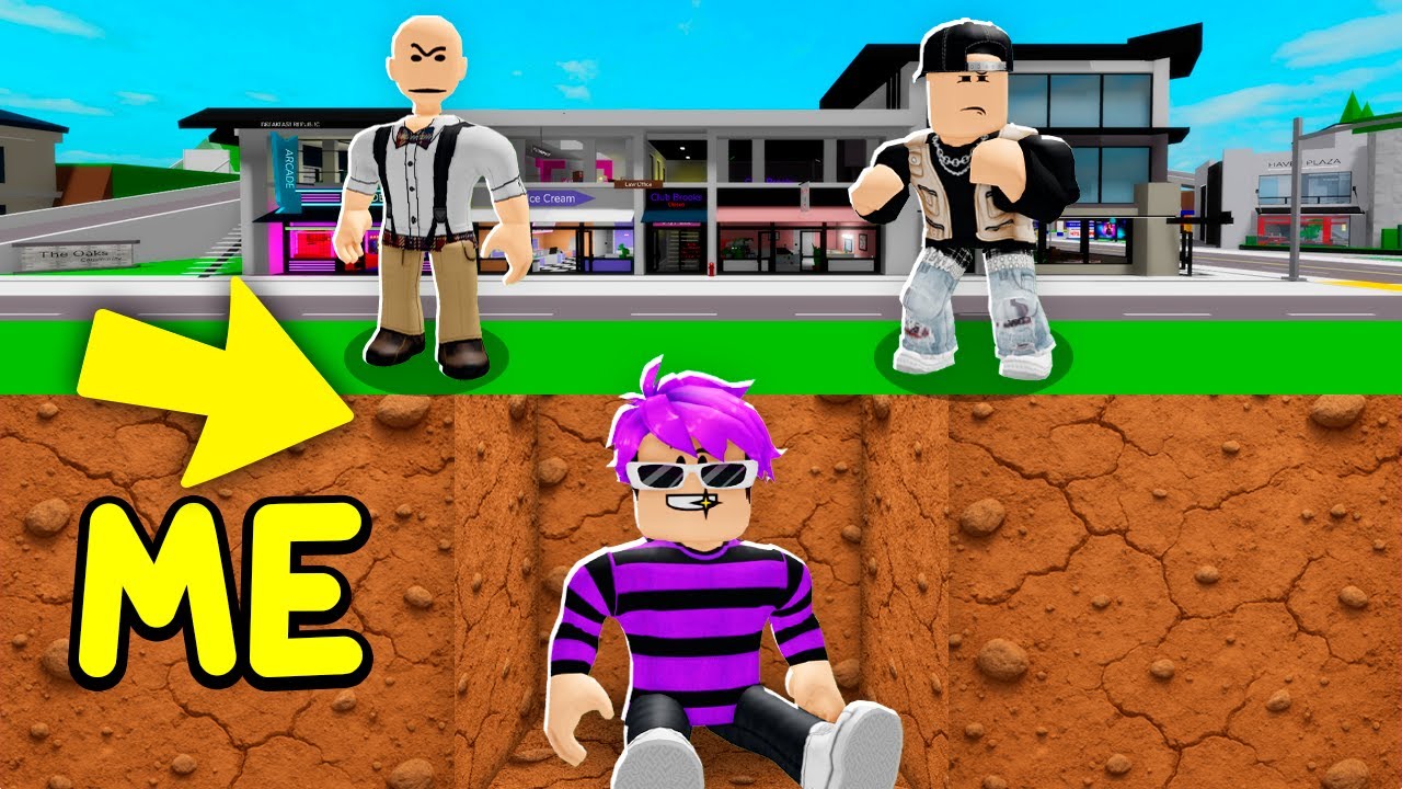 I HID UNDERGROUND IN HIDE-AND-SEEK (Brookhaven)