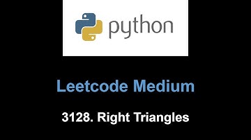 Leetcode 3128. Right Triangles (combinatorics)