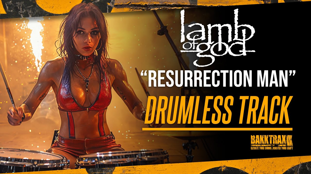 Lamb Of God - Resurrection Man (Drumless) NO DRUMS - High Quality