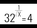 ECUACIÓN EXPONENCIAL. Resolución Razonada. Matemáticas Básicas