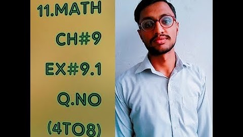 11th Class Math CH # 9 Lec # 2 Exercise 9.1 Q.No (4 to 8) Fundamentals of Trigonometry