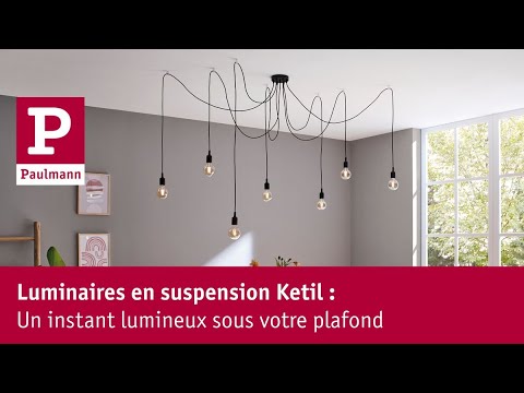 Luminaires en suspension Ketil : pour des instants d'éclairage suspendus qui irradient votre plafond