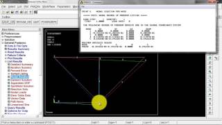 Trusses, ANSYS Example #1 (3/3): Solve and Post-Process