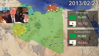 Libya Civil War  in 1 Minute Using Google Earth [ALTERNATE]