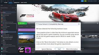 Fix Forza Horizon 6 Error Code FH301 Your Graphics Driver Is Older Than Minimum Supported Version