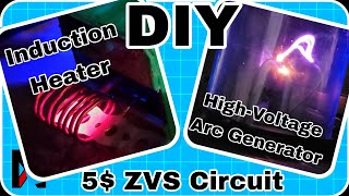 Diy Zvs Induction Heater And Flyback Transformer Driver Circuit