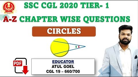 SSC CGL 2020 TIER 1 ALL QUESTIONS | CIRCLES | SHORTEST SOLUTIONS