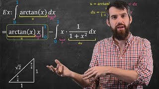 Intro to Integration By Parts --- Examples: ∫xsinxdx & ∫arctan(x)dx