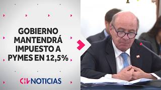 Gobierno ratifica que mantendrá tasa de impuesto a Pymes en 12,5% tras tensión con PDG