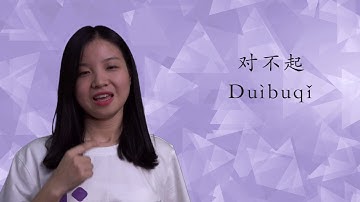 Learn Chinese Phrase "对不起" | Learn Chinese in 20 seconds