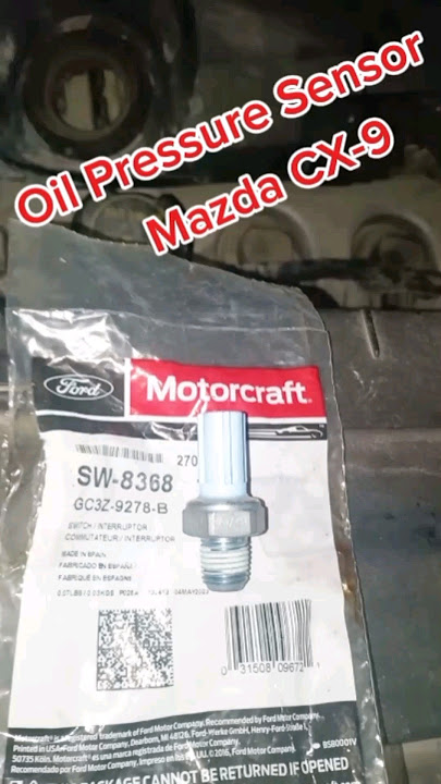 Mazda CX-9 Oil Pressure Sensor Replacement.#automobile #shorts#viralvideo#mechanic  #@AutoMechanic88