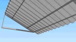 Corrugated Metal Awning