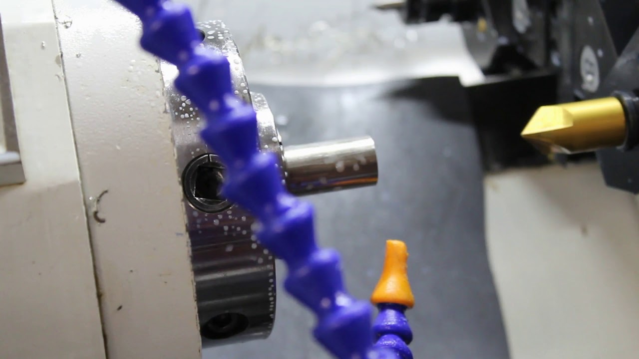 304 Stainless spacers on Tormach slant lathe. Start to finish montage. YouTube