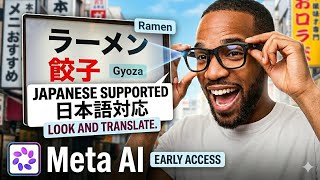 NEW Rayban Meta Update FINALLY Supports JAPANESE TRANSLATION! 🇯🇵😎 (Gen 1 Live Demo)