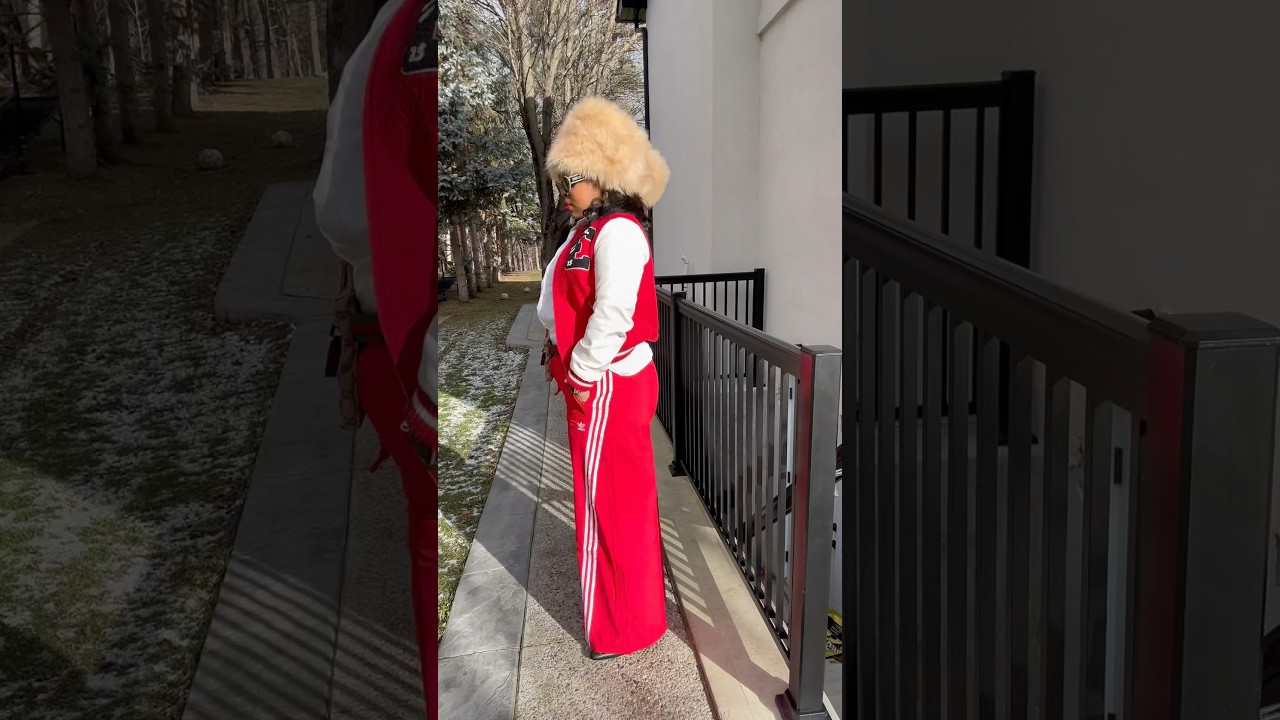 Fit Check - Adidas Wide Leg Pants Outfit #style #fashion #adidas #winterfashionoutfits #winterstyle