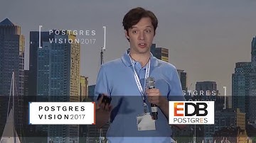Jonathan Katz Lightning Talk at Postgres Vision 2017