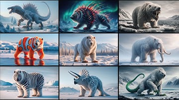 Amazing Animal Fusion Hybrid: Polar Bear Hybrid with Other Animal Species!